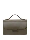 Victoria Beckham Mini Dorian Top-handle Clasp Satchel Bag