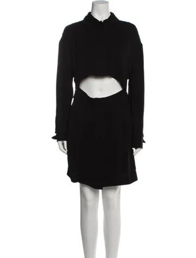 Pre-owned Victoria Beckham Mini Dress In Black