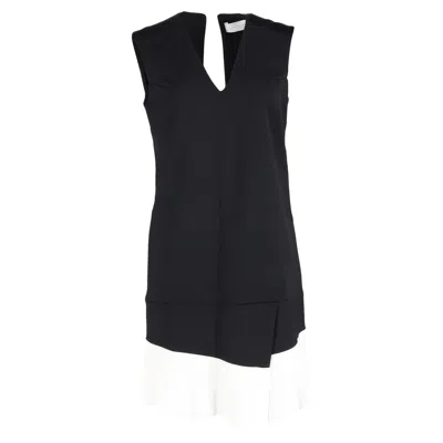 Victoria Beckham Mini Dress In Black Silk