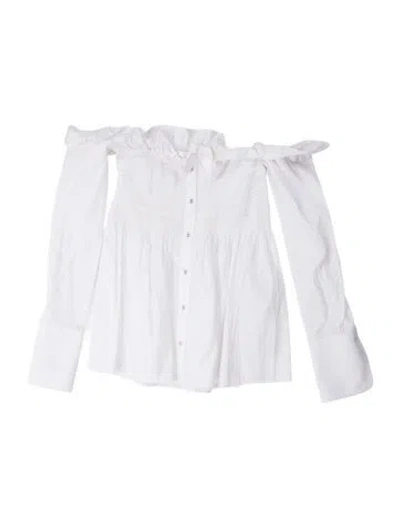 Pre-owned Victoria Beckham Mini Dress In White