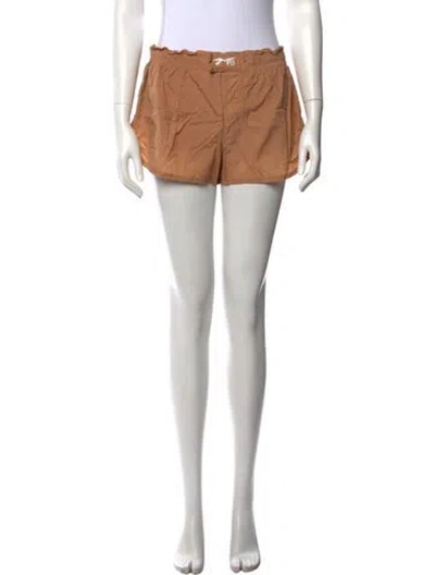 Pre-owned Victoria Beckham Mini Shorts In Brown