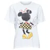 Victoria Beckham Minnie Mouse Print Cotton Tshirt In White