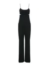Victoria Beckham Cutout-detailed Cami Jumpsuit In Black