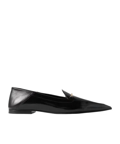 Victoria Beckham Morsetto Pointed-toe Loafers In Black