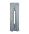 Shop Victoria Beckham Multi-pocket Jeans In Gray