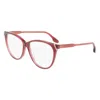 Victoria Beckham Multicolor Acetate Glasses (frames) In Brown
