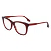 Victoria Beckham Multicolor Acetate Glasses (frames) In Brown