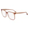 Victoria Beckham Multicolor Acetate Glasses (frames) In Brown