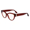 Victoria Beckham Multicolor Acetate Glasses (frames) In Brown