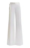 Victoria Beckham New Gigi Low-rise Straight-leg Trousers In Ivory