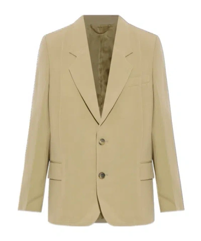 Victoria Beckham Notched-lapel Single-breasted Jacket In Brown