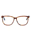Victoria Beckham Chocolate Smoke Acetate Glasses In Brown