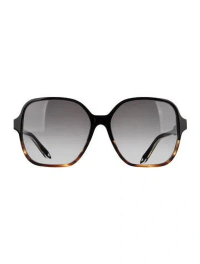 Pre-owned Victoria Beckham Oversize Gradient Sunglasses In Brown