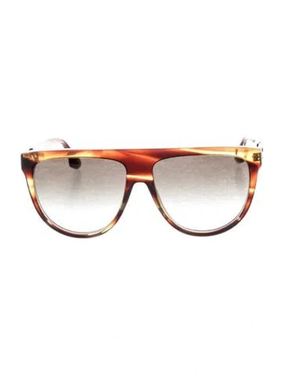 Pre-owned Victoria Beckham Oversize Gradient Sunglasses In Multi