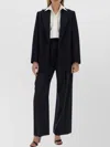 Victoria Beckham Oversize Notched Lapels Jacket With Back Vent