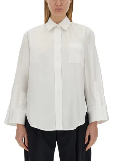 Victoria Beckham Cotton Shirt In White