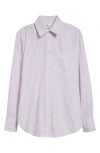 Victoria Beckham Oversize Stripe Button-up Shirt