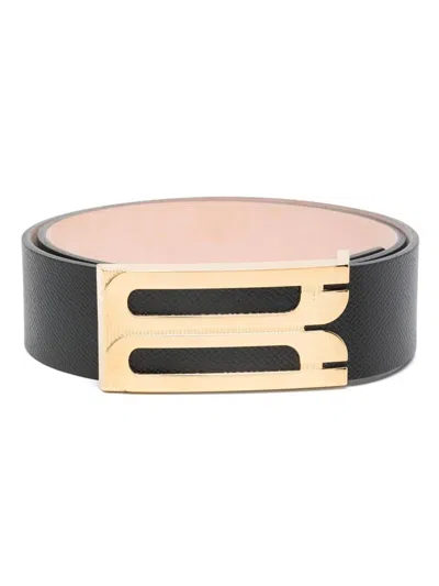 Victoria Beckham Oversized Frame Belt In Black