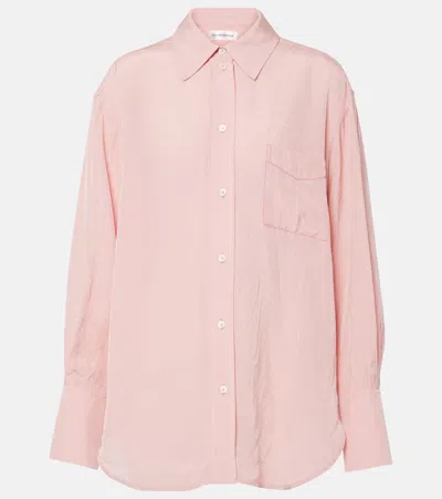 Victoria Beckham Oversized Shirt In Pink