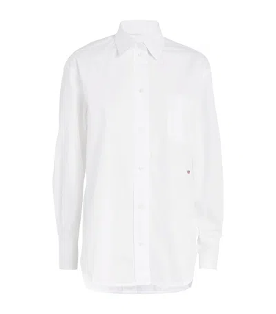 Victoria Beckham Cotton Shirt In Off-white