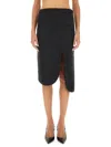 Victoria Beckham Padded Tube Detail Skirt
