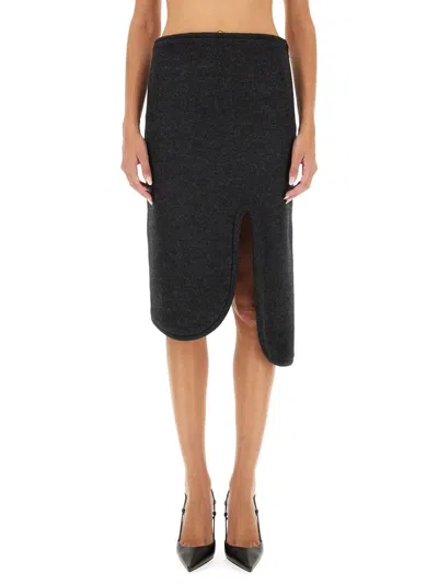 VICTORIA BECKHAM PADDED SKIRT WITH TUBE DETAIL