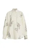 Victoria Beckham Pajama Shirt In White