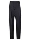 Victoria Beckham Wide Leg Trouser In Black