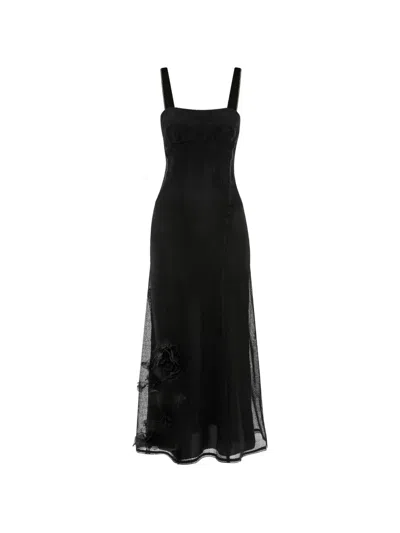 Victoria Beckham Panelled Cami Dress In Black