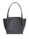 Victoria Beckham Panelled Leather Tote Bag In Black