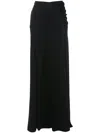 Victoria Beckham Panelled Maxi Skirt In Schwarz