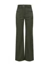Victoria Beckham Pants Alina In Green