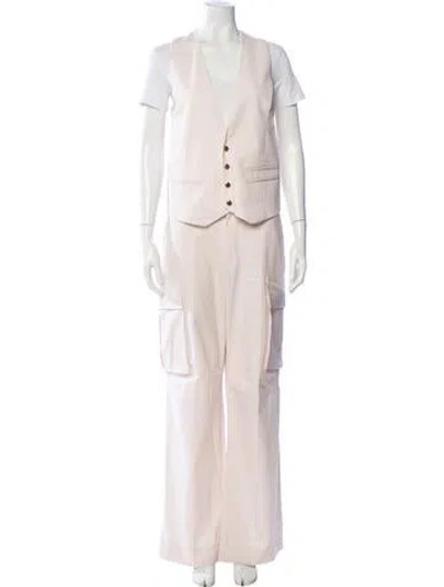 Pre-owned Victoria Beckham Pantsuit W/ Tags In White