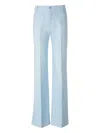 Victoria Beckham Patch-pocket Flared Jeans In Blue
