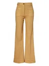 Victoria Beckham Alina High-rise Flared Jeans In Brown