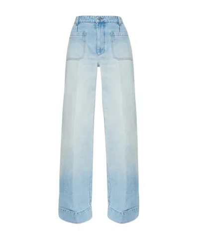 VICTORIA BECKHAM PATCH-POCKET JEANS