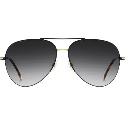 Victoria Beckham Pilot 62mm Aviator Sunglasses In Black