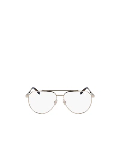 Victoria Beckham Pilot-frame Glasses In Gold