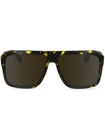 Victoria Beckham Pilot-frame Sunglasses In Black