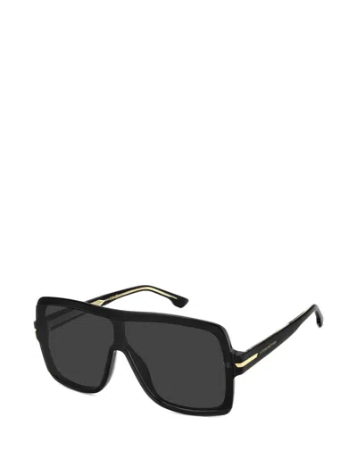 Victoria Beckham Pilot-frame Sunglasses In Black