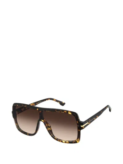 Victoria Beckham Pilot-frame Sunglasses In Brown