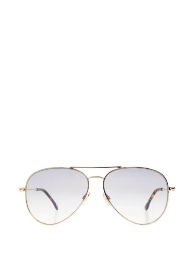 Victoria Beckham Pilot-frame Sunglasses In Gold