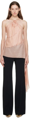 Victoria Beckham Pink Flower Camisole In Rosewater