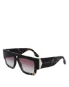 Victoria Beckham Brown Gradient Browline Ladies Sunglasses Vb651s 062 55 In Black