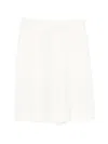 Victoria Beckham Tailored Pleated Shorts In White