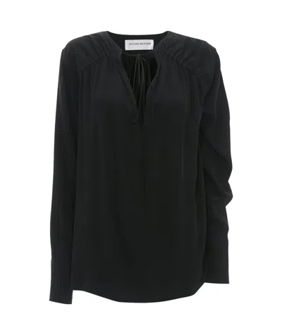 VICTORIA BECKHAM PLEATED DETAIL SHIRT