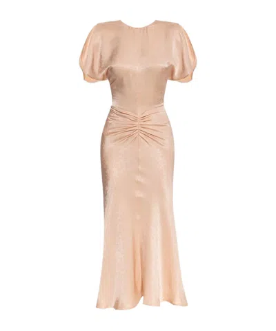 VICTORIA BECKHAM PLEATED DRESS