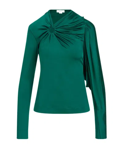 VICTORIA BECKHAM VICTORIA BECKHAM LONG-SLEEVED CUT-OUT DETAILED TOP