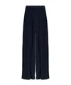 Victoria Beckham Pleated Trousers In Multi
