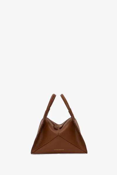 Victoria Beckham Plié Mini Bag In Brown